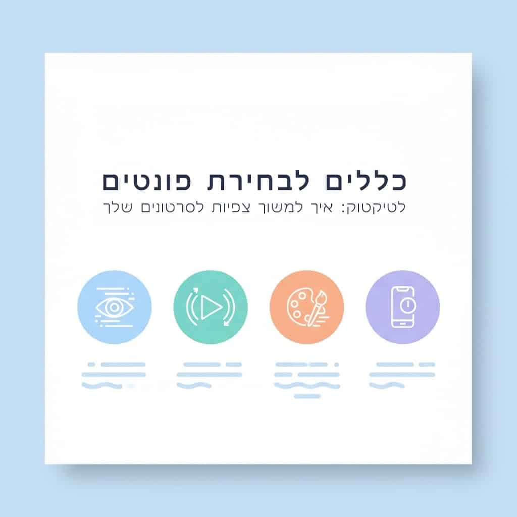 פונטים לטיקטוק: איך לשדרג את הסרטונים שלך במהירות