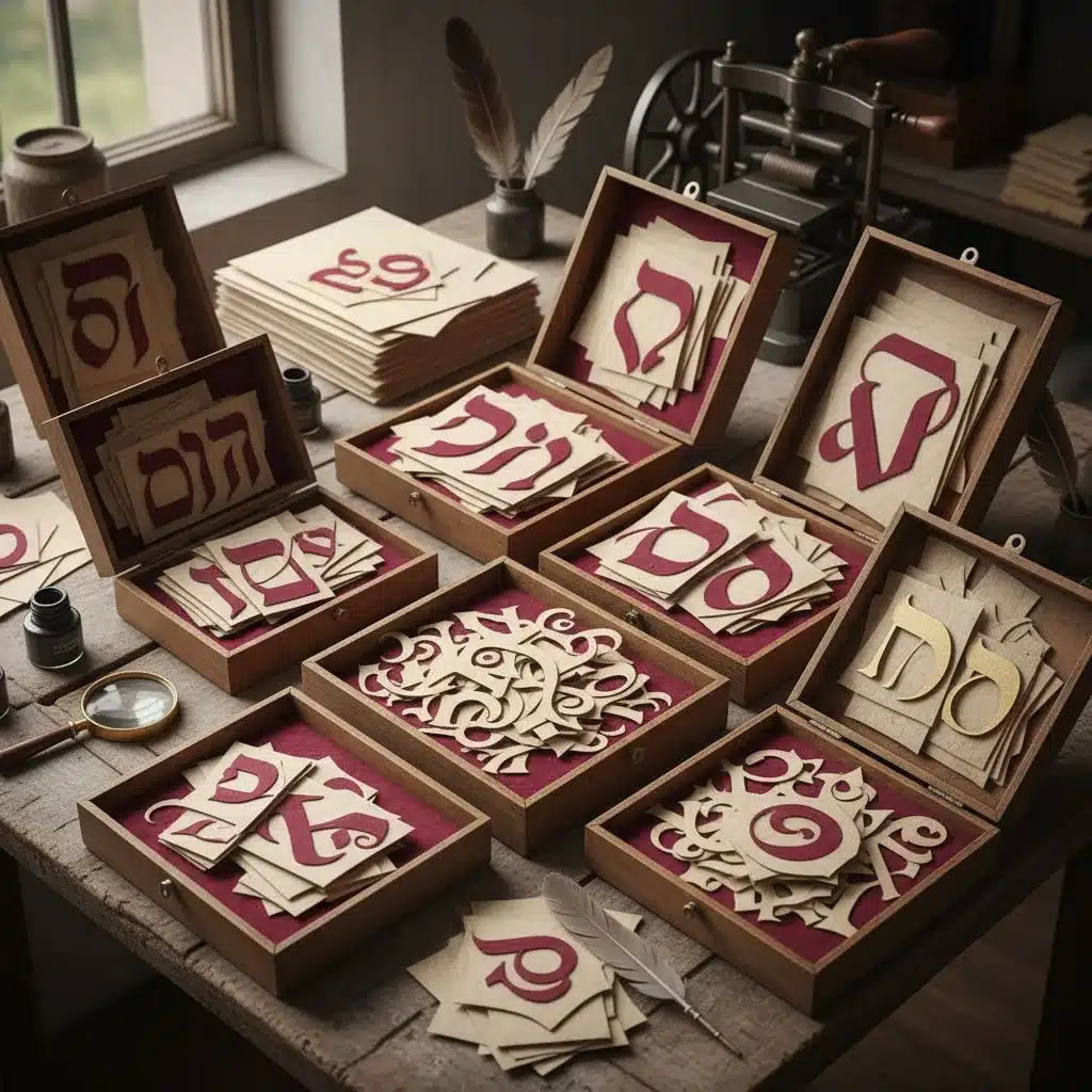 8 אוספים מומלצים של אותיות כתב בעברית להדפסה