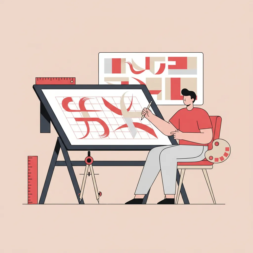 מה מייחד את האותיות בעברית מבחינה טיפוגרפית?